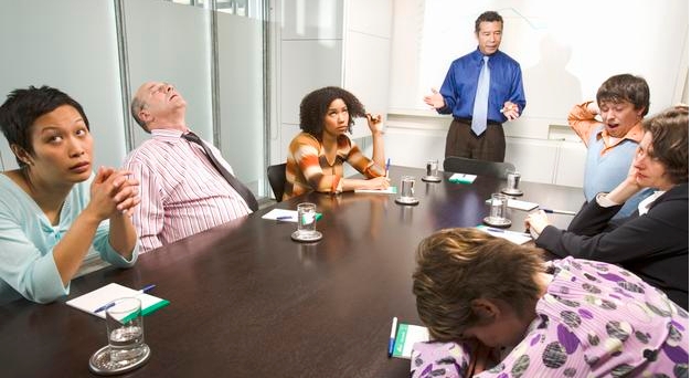 Muchas reuniones de trabajo puede tornarse aburridas por eso es importante hacerlas dinámicas. Fotos:jcirera.files