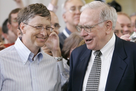Warren Buffett y Bill Gates. Foto:estaticos01.elmundo.es