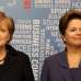 Dilma Rousseff y la canciller alemana, Angela Merkel. Foto:infolatam